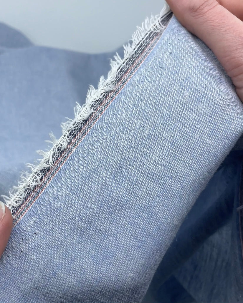 Hemp & Organic Cotton Chambray | Blackbird Fabrics