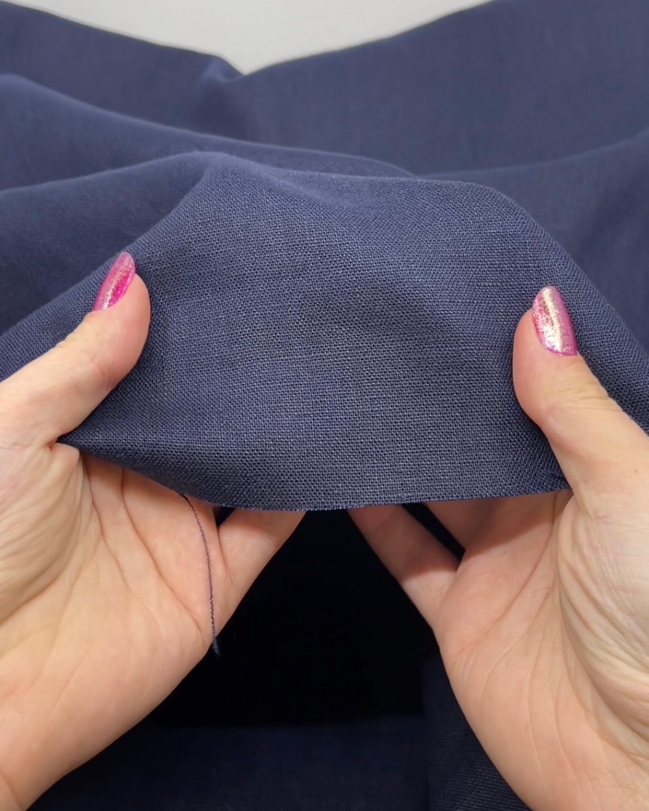 Heritage Heavyweight Linen - Midnight Blue | Blackbird Fabrics