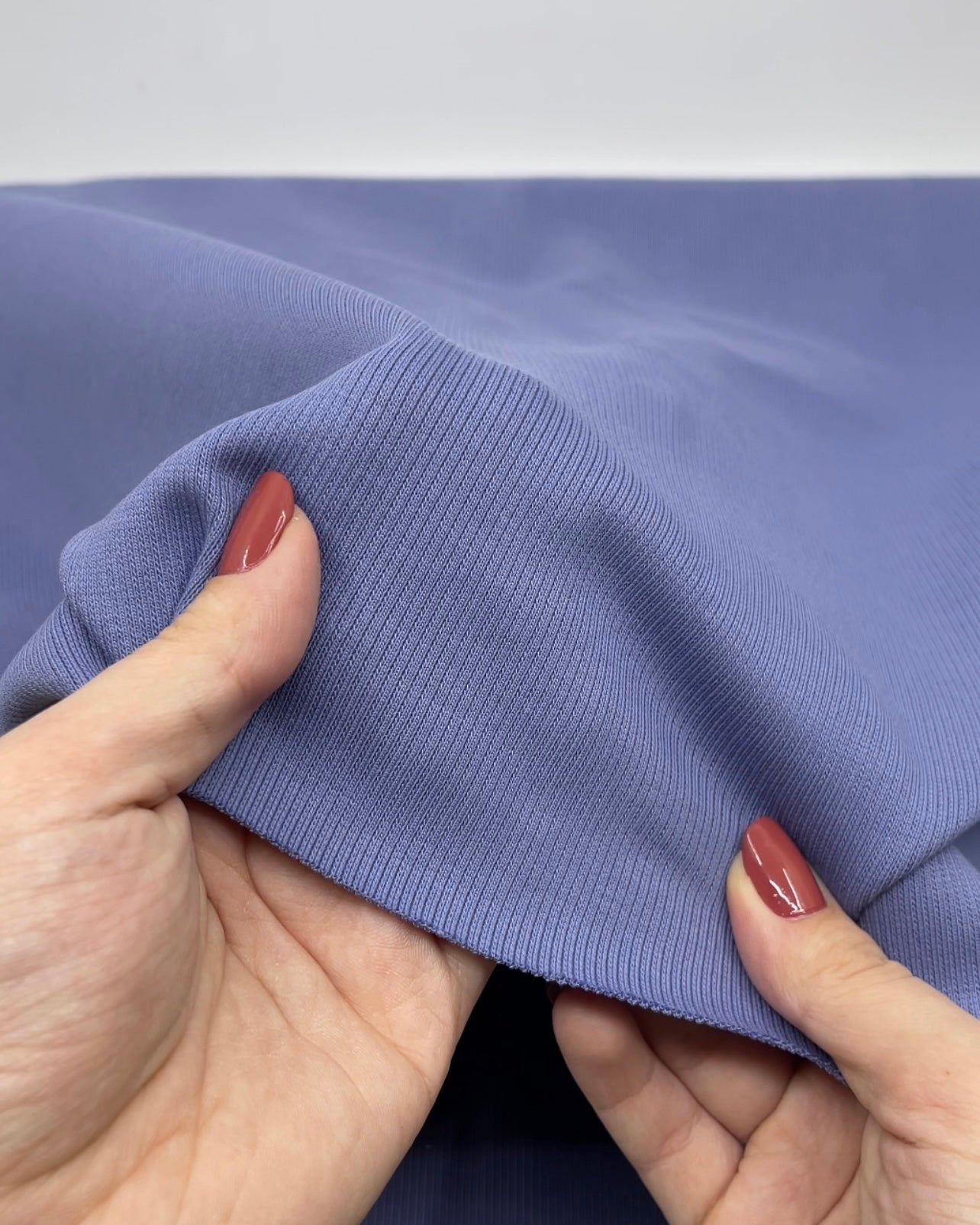 Laidback Cotton Sweatshirt Ribbing | Blackbird Fabrics