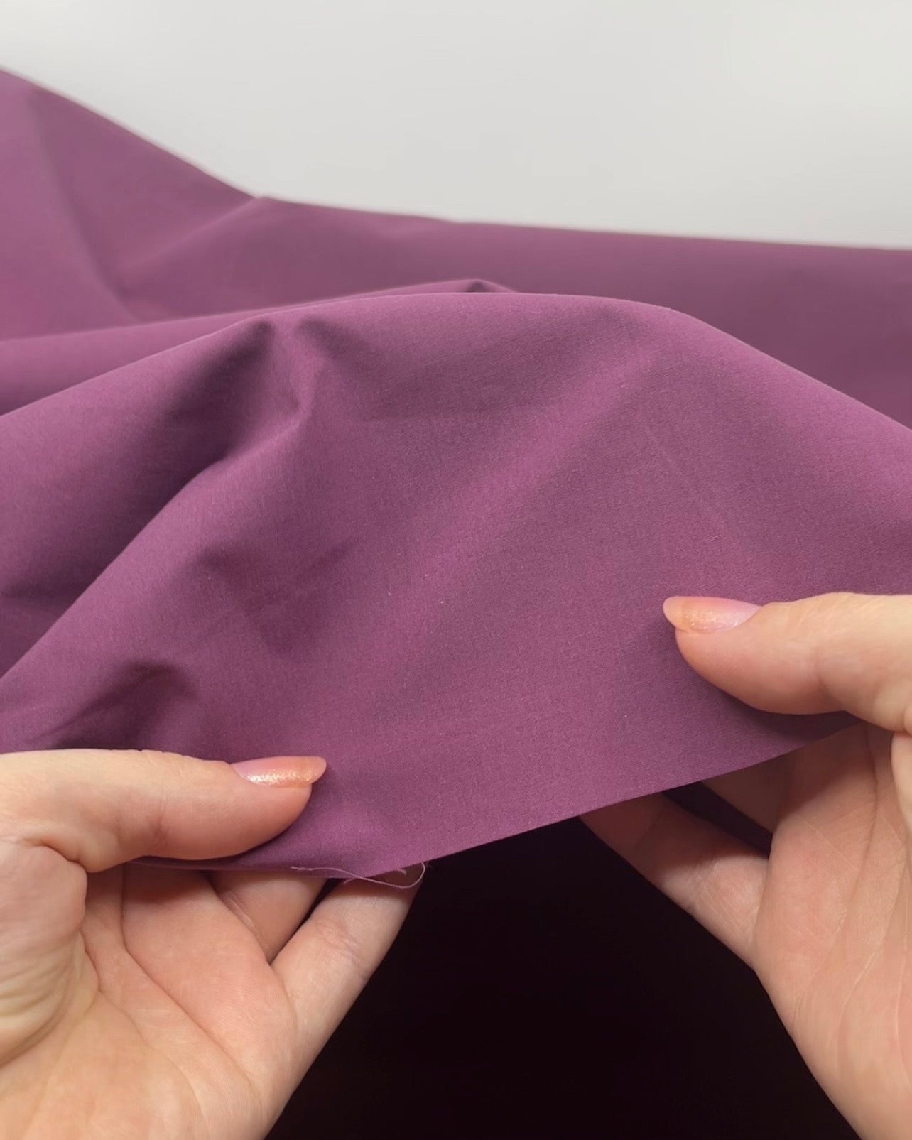 Paper-Touch Midweight Cotton Poplin - Berry | Blackbird Fabrics