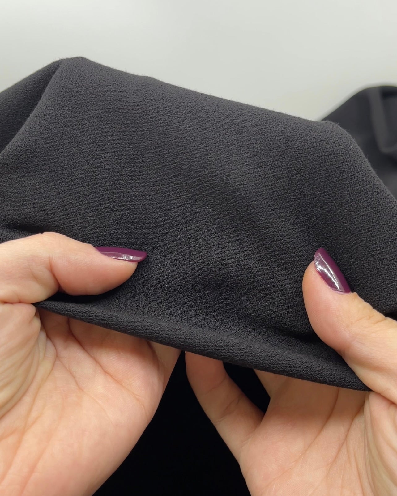 Soiree Crepe Suiting - Black | Blackbird Fabrics