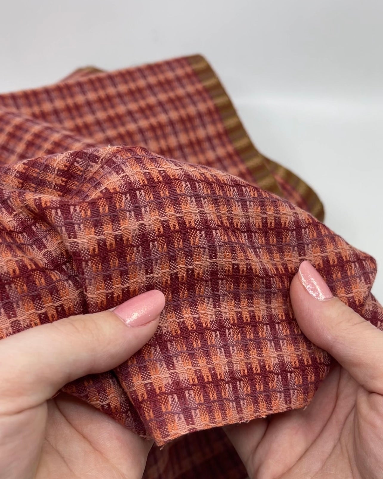 Fableism Tweed Weave Cotton - Rosebed | Blackbird Fabrics