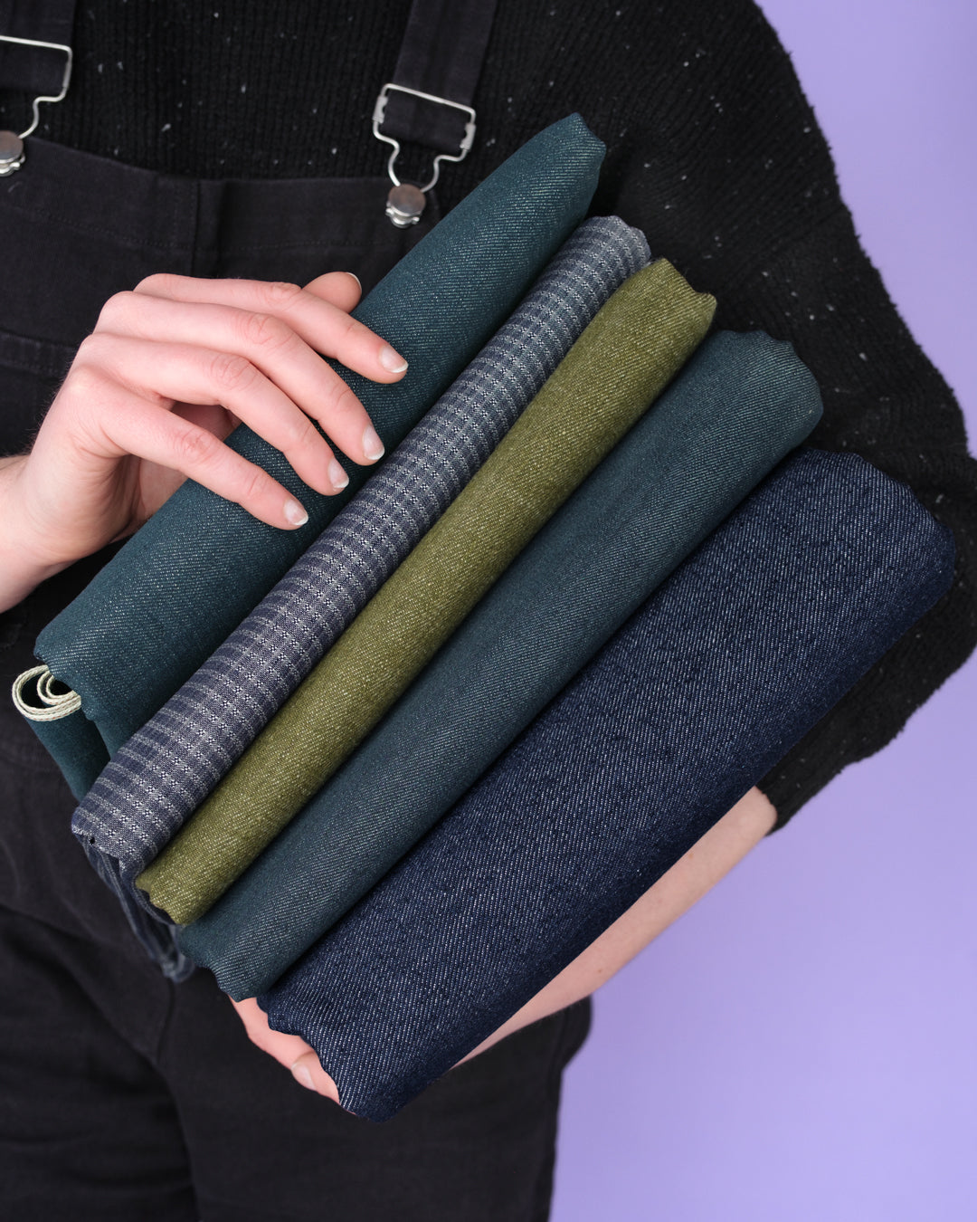 Deadstock Cone Mills Jacquard Denim Shirting - Indigo Chambray