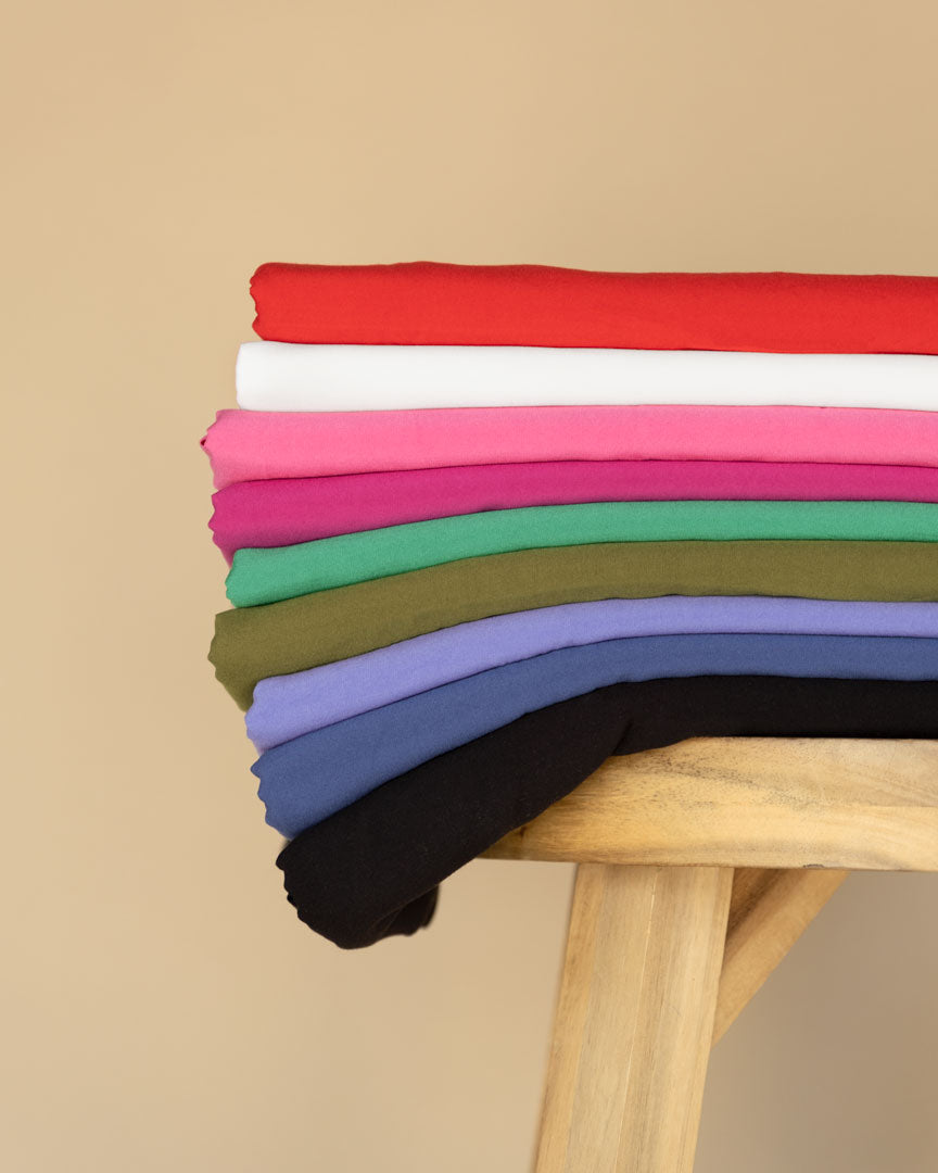 Viscose Poplin - Magenta Rose