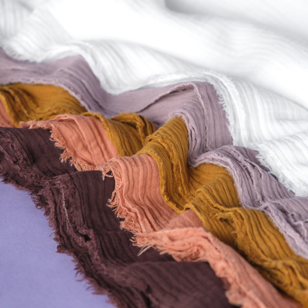 Organic Cotton Double Gauze - White