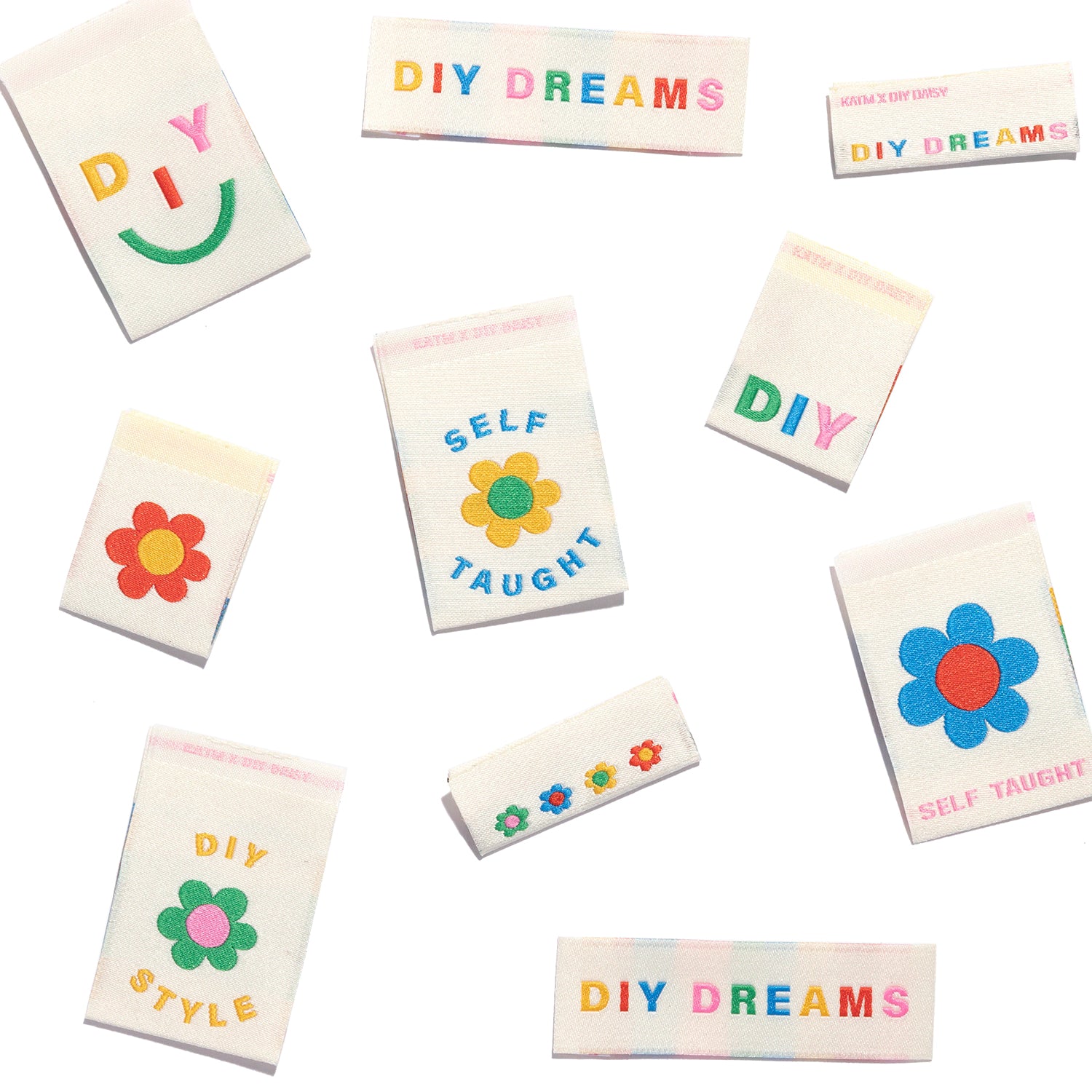 'DIY Dreams' DIY Daisy x Kylie And The Machine Labels Multi Pack