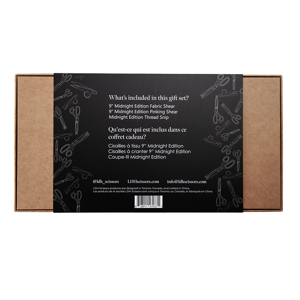 Midnight Edition Gift Set - LDH Scissors | Blackbird Fabrics