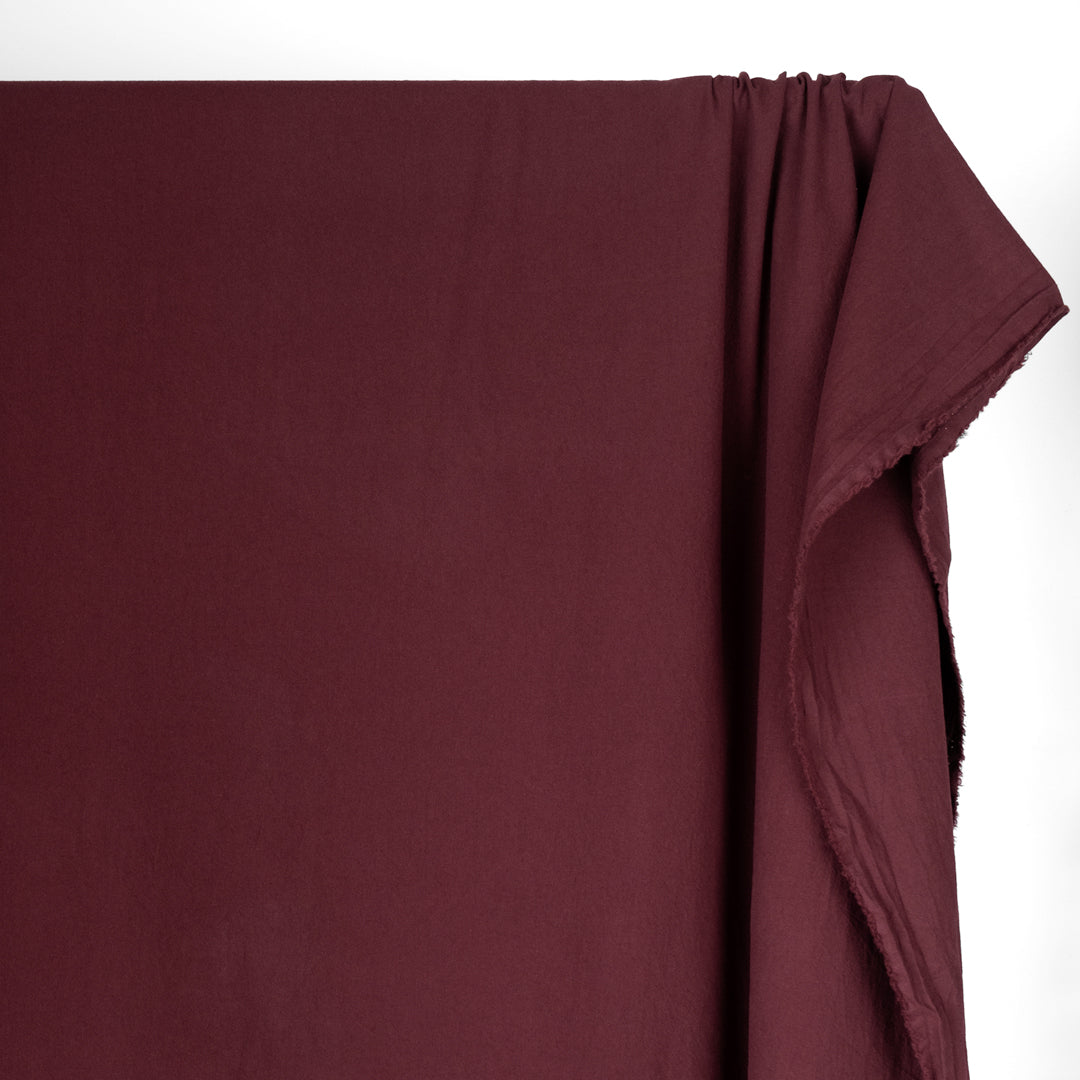 4.5oz Sandwashed Cotton - Merlot
