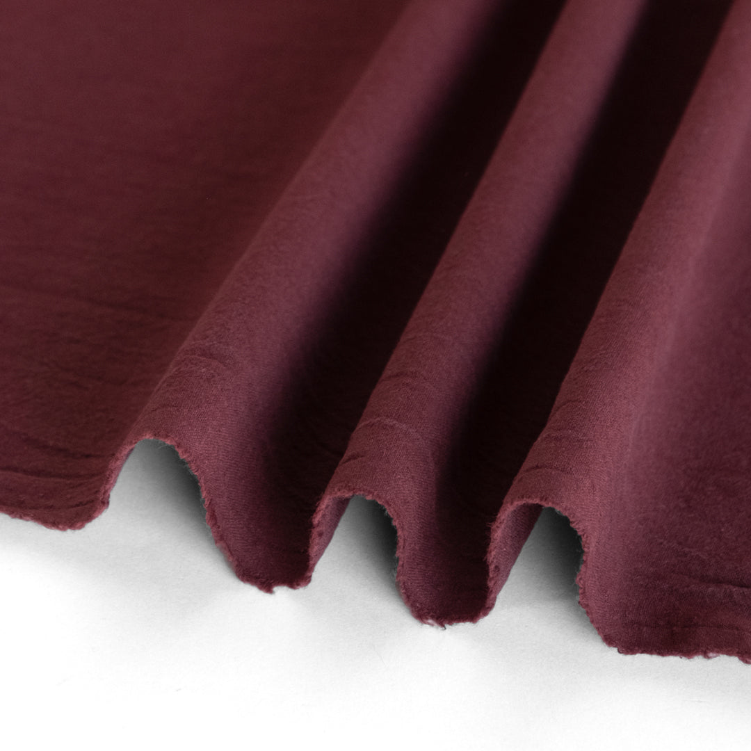 4.5oz Sandwashed Cotton - Merlot