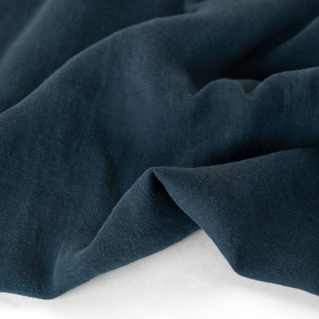 6.5oz Laundered Linen Twill - Jewel