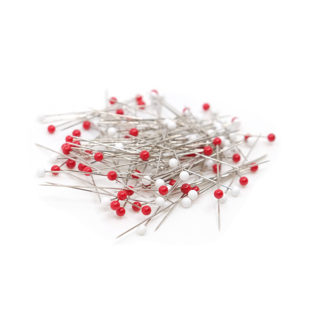 Clover Glass Head Silk Pins