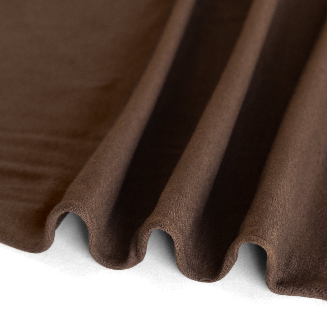 Cotton Modal Jersey Knit - Coffee Bean