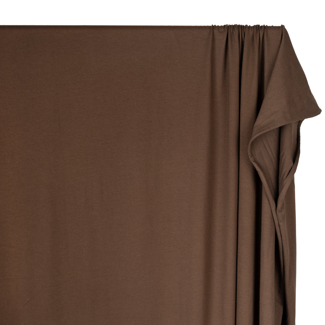 Cotton Modal Jersey Knit - Coffee Bean