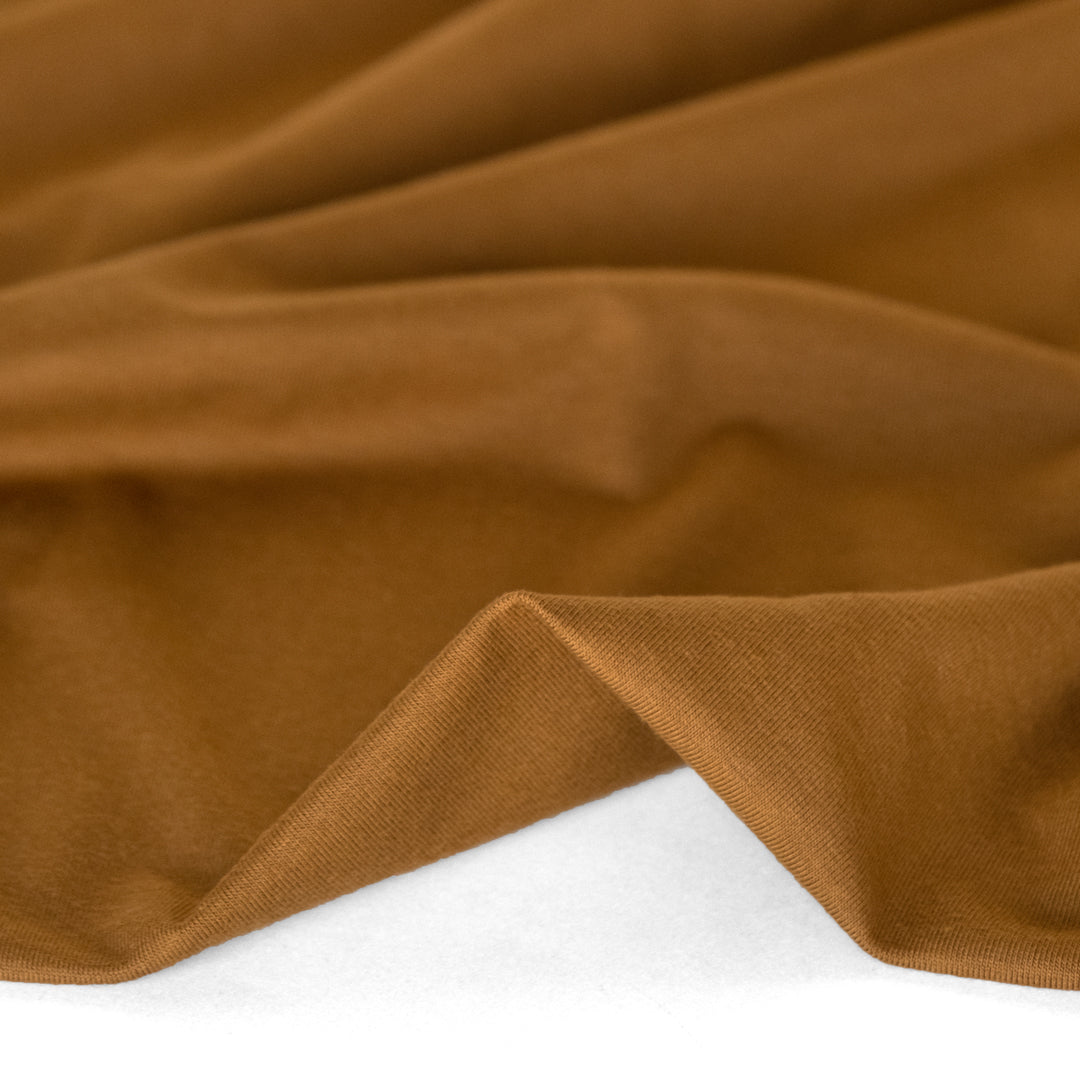 Cotton Modal Jersey Knit - Teak