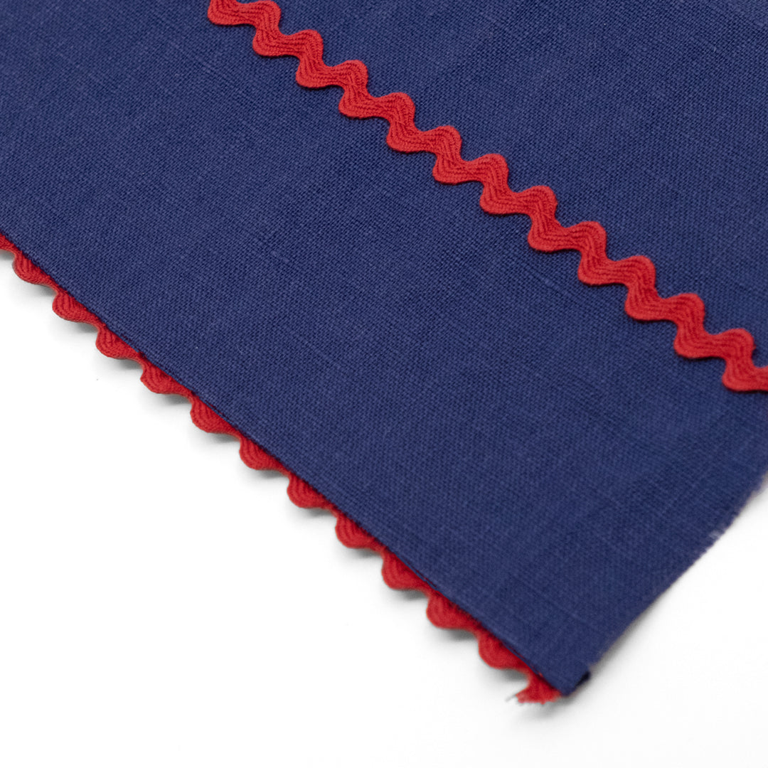 Deadstock Rick Rack - Royal Blue - 1 meter