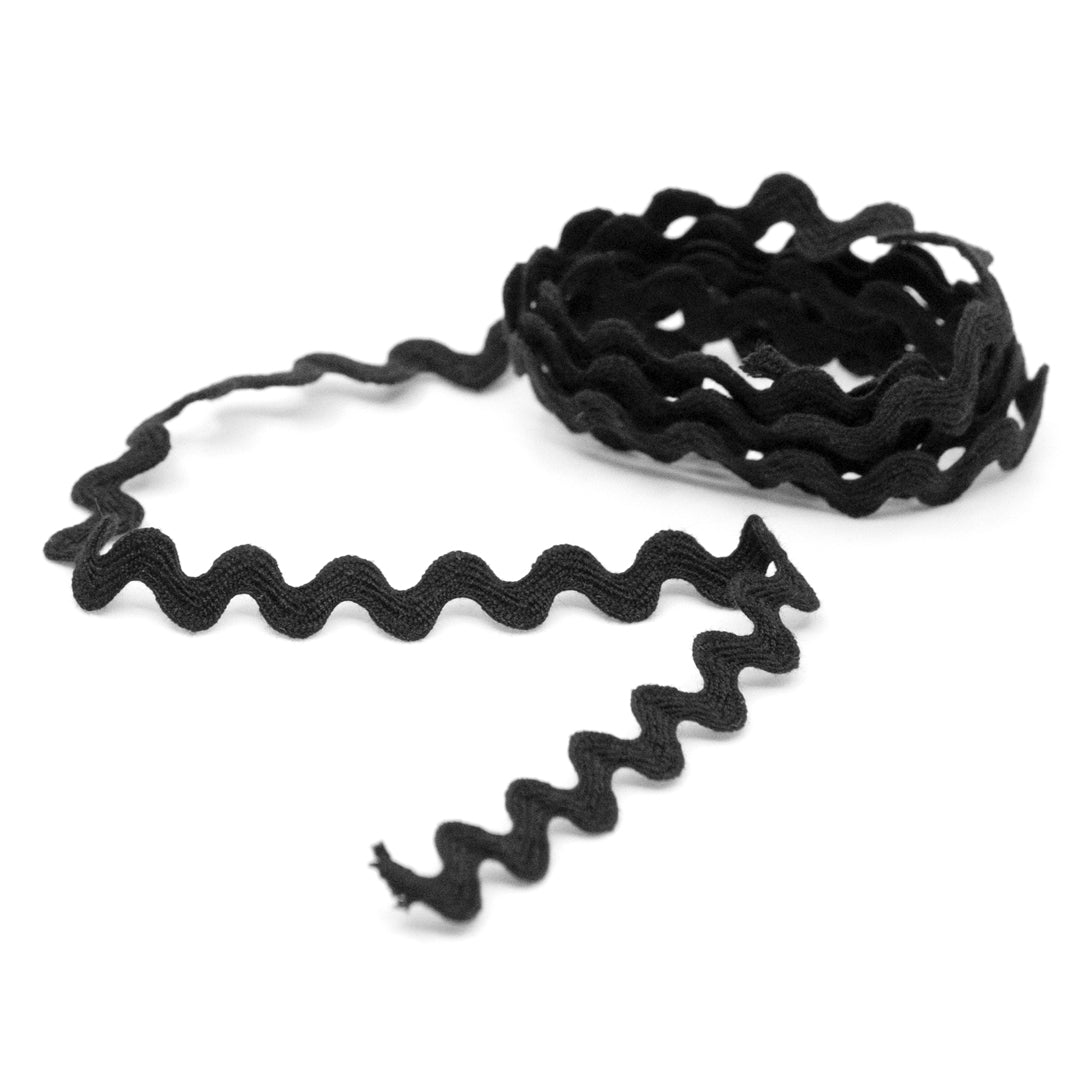 Deadstock Rick Rack - Black - 1 meter