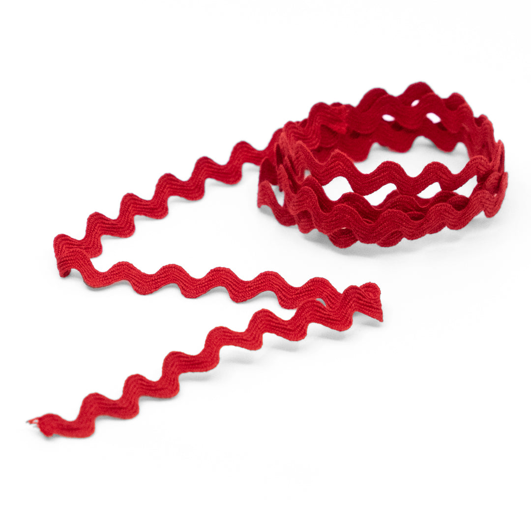 Deadstock Rick Rack - Red - 1 meter