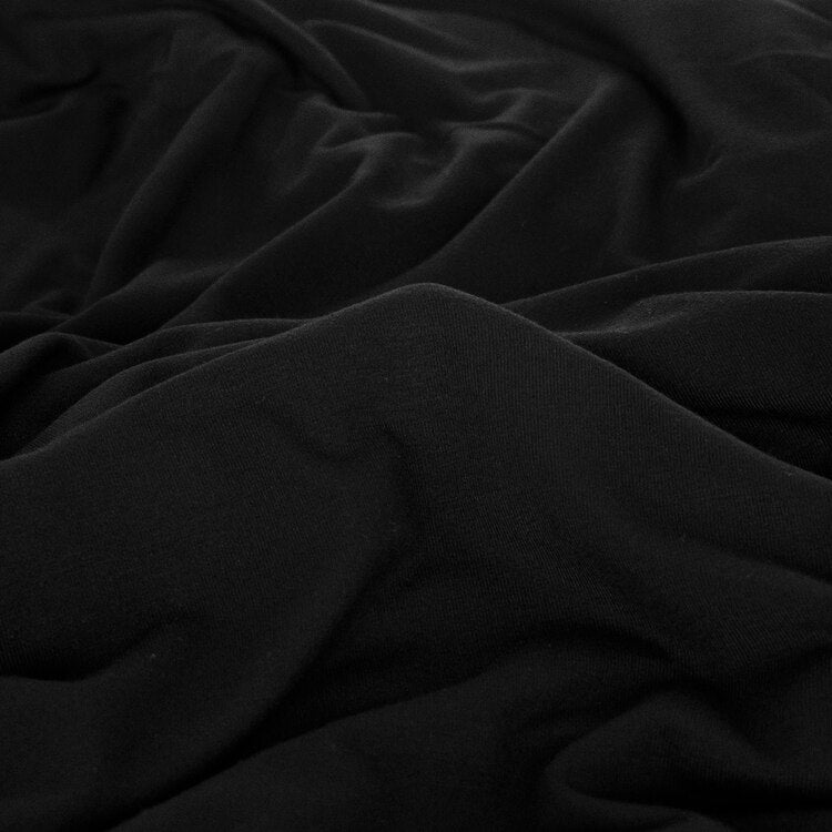 Bamboo Jersey Knit - Black