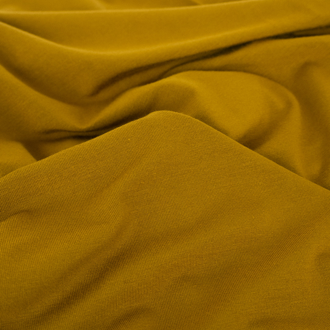 Bamboo Jersey Knit - Vintage Gold