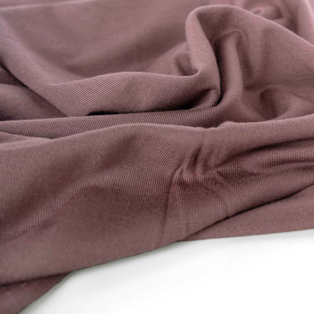 Bamboo Jersey Knit - Raisin
