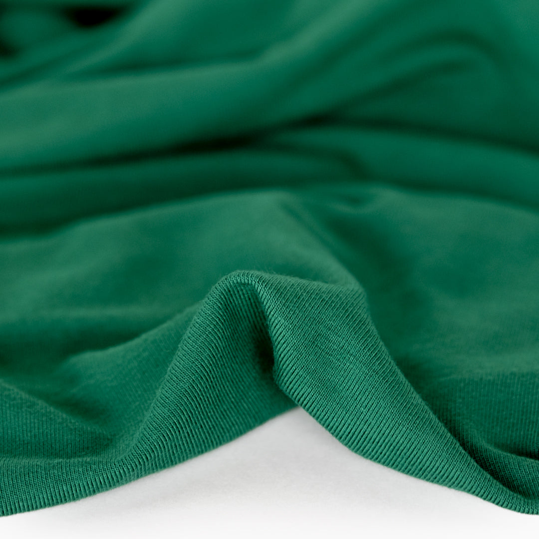 Bamboo Jersey Knit - Emerald | Blackbird Fabrics