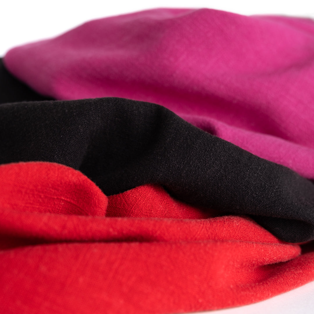 Viscose Linen Noil - Red