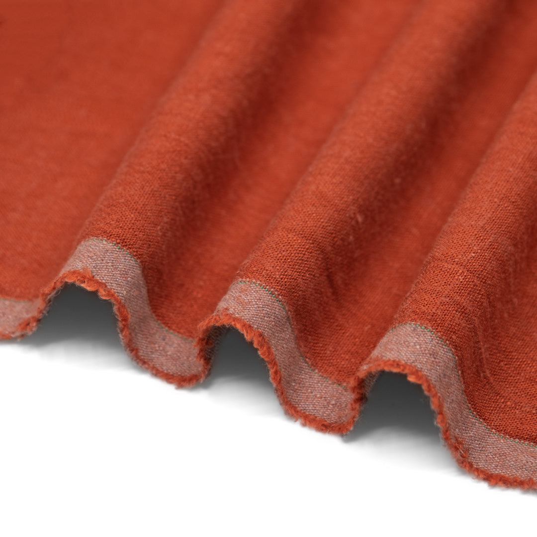 Viscose Linen Noil - Red Clay