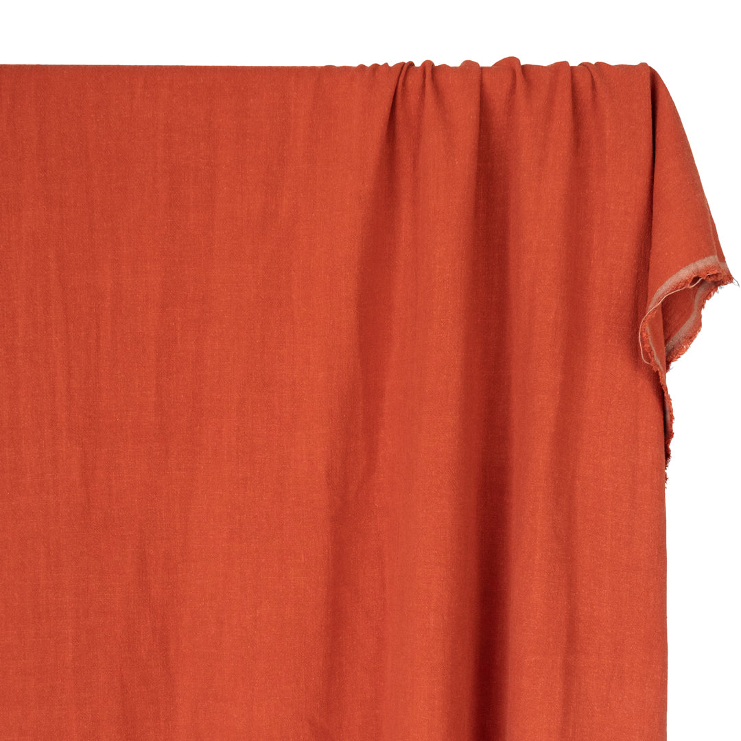 Viscose Linen Noil - Red Clay