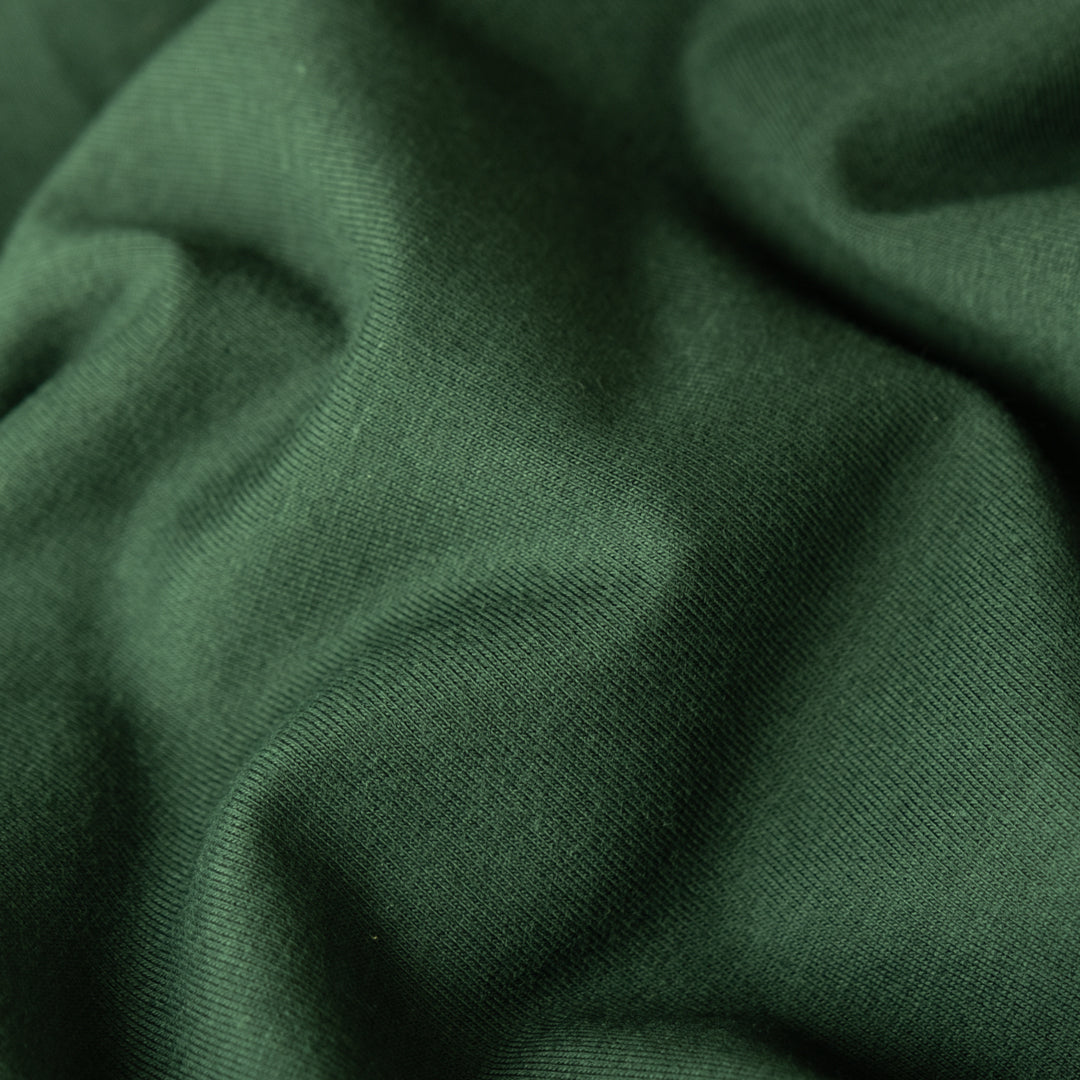 Cotton Jersey Knit - Pine | Blackbird Fabrics