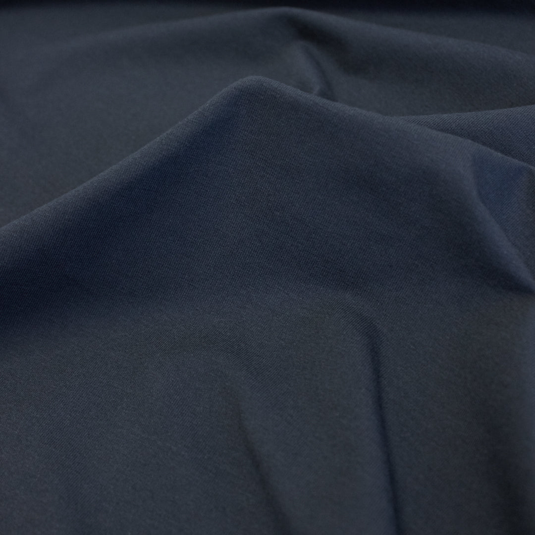 Cotton Jersey Knit - Navy
