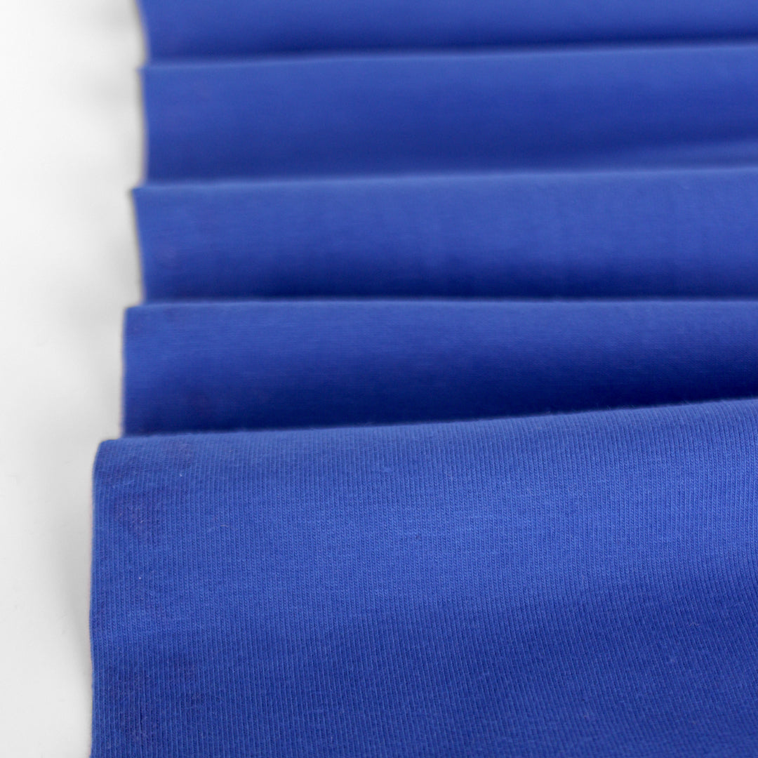 Cotton Jersey Knit - Azure Blue