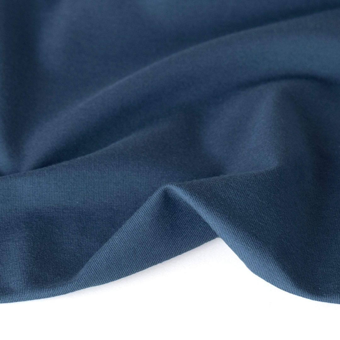 Cotton Jersey Knit - Deep Ocean