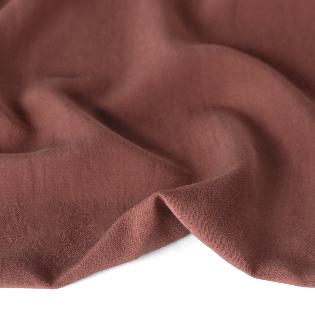 Viscose Crepe - Baked Clay