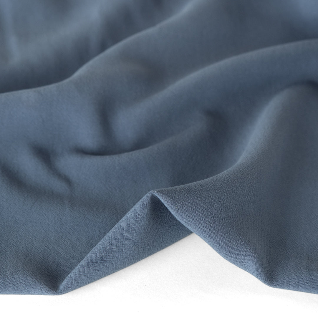 Viscose Crepe - Bluestone | Blackbird Fabrics
