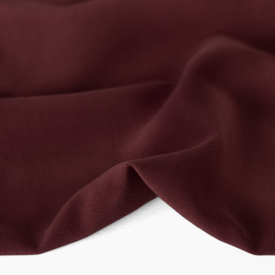 Viscose Crepe - Merlot
