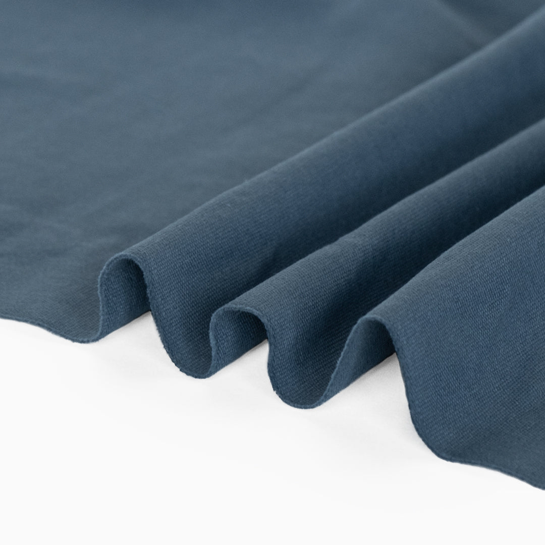 8.5oz Washed Cotton Canvas - Ocean | Blackbird Fabrics