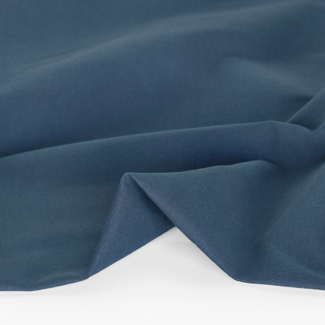 8.5oz Washed Cotton Canvas - Ocean | Blackbird Fabrics