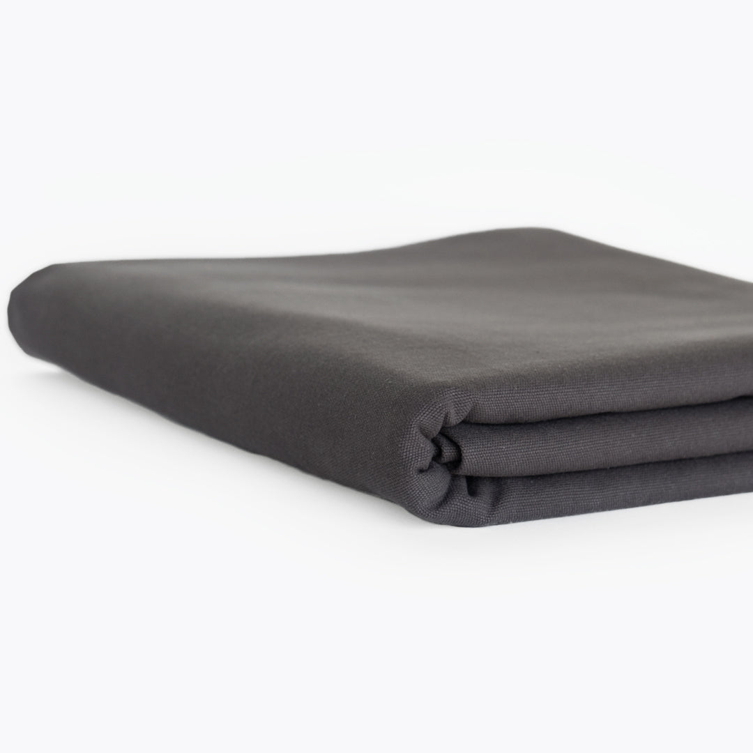 8.5oz Washed Cotton Canvas - Ash | Blackbird Fabrics