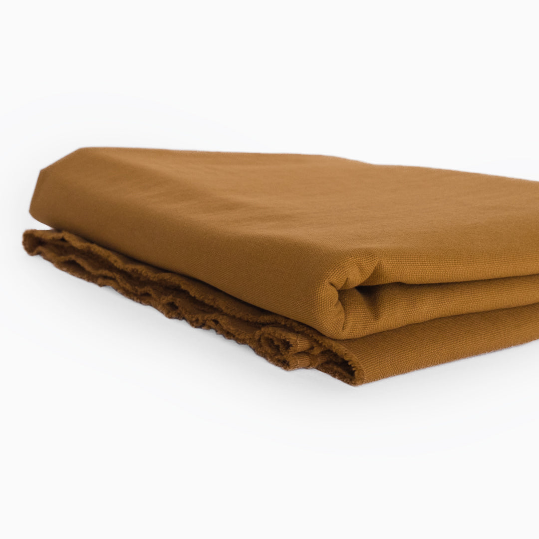 8.5oz Washed Cotton Canvas - Walnut | Blackbird Fabrics