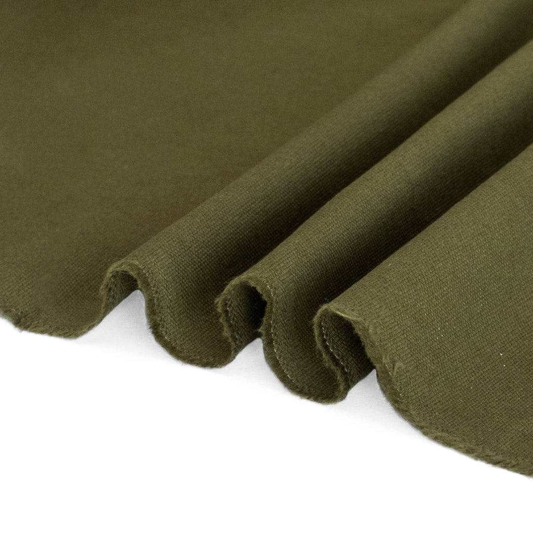 8.5oz Washed Cotton Canvas - Caper