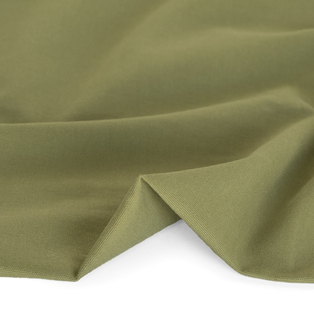 8.5oz Washed Cotton Canvas - Sage | Blackbird Fabrics