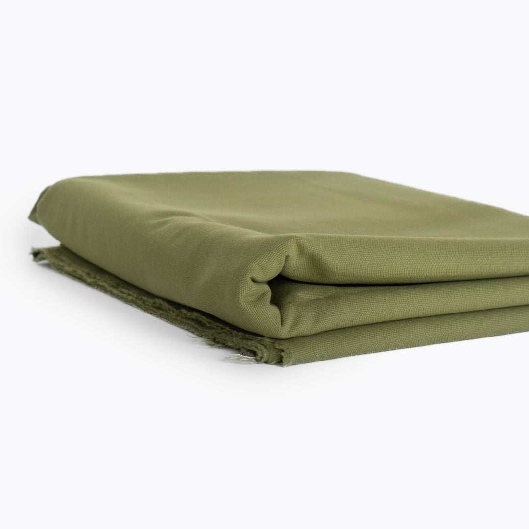 8.5oz Washed Cotton Canvas - Sage | Blackbird Fabrics