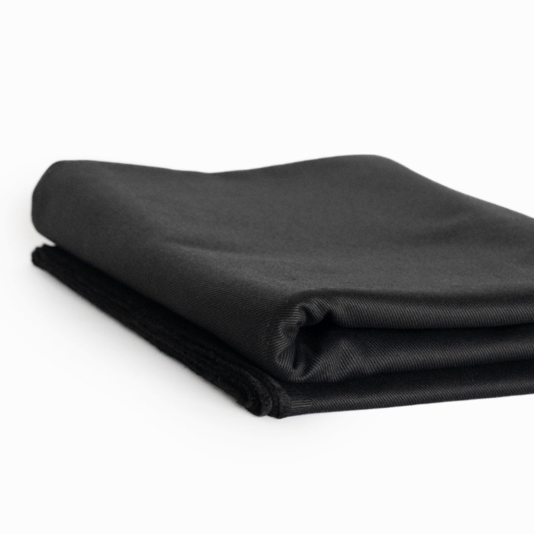 9.5oz Bull Denim - Black | Blackbird Fabrics