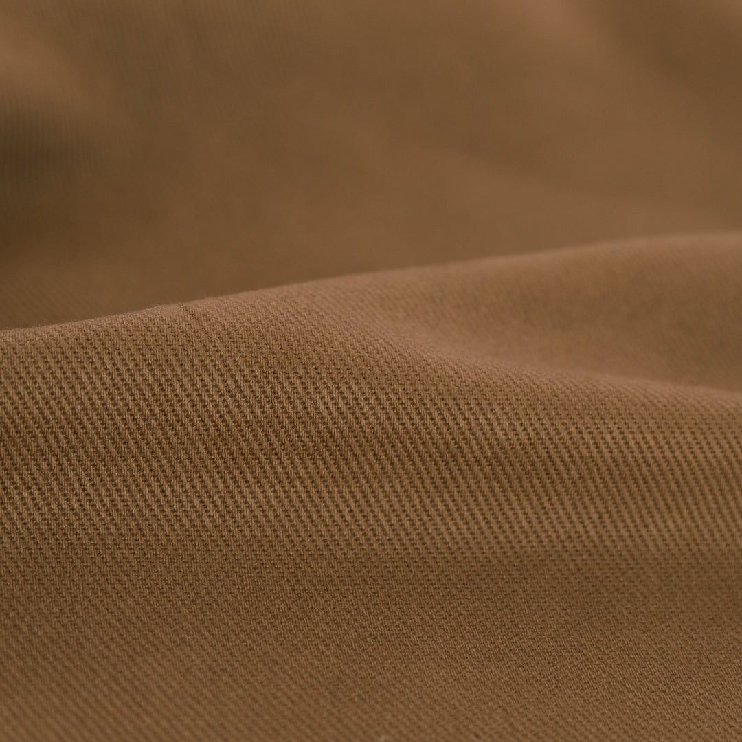 9oz Brushed Bull Denim - Walnut