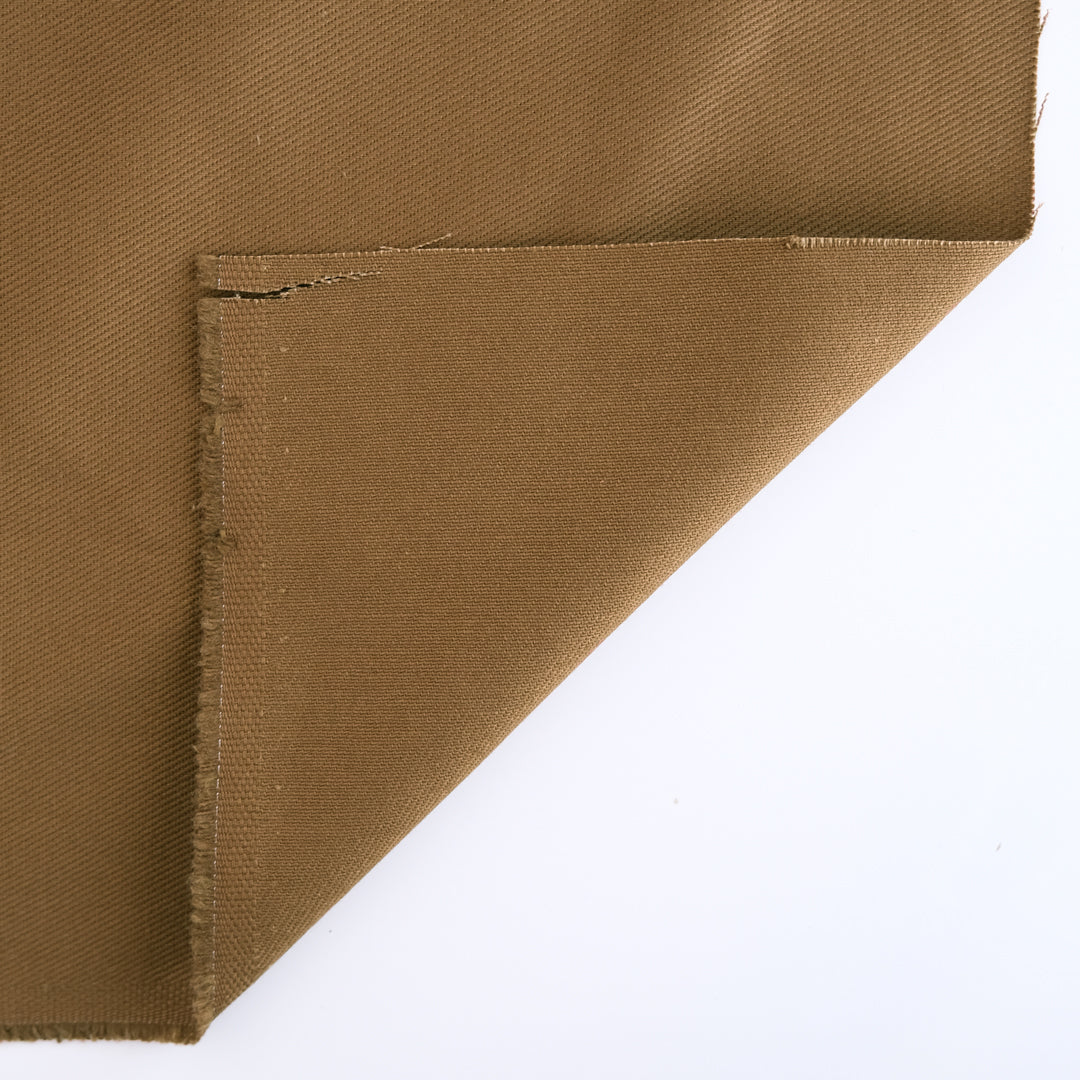 9oz Brushed Bull Denim - Walnut