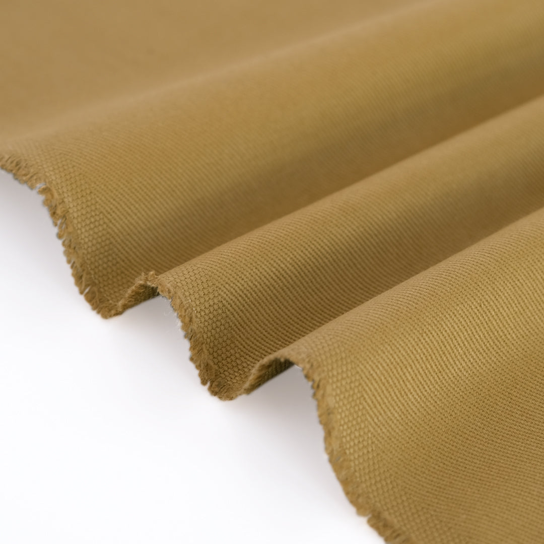 9oz Brushed Bull Denim - Cumin