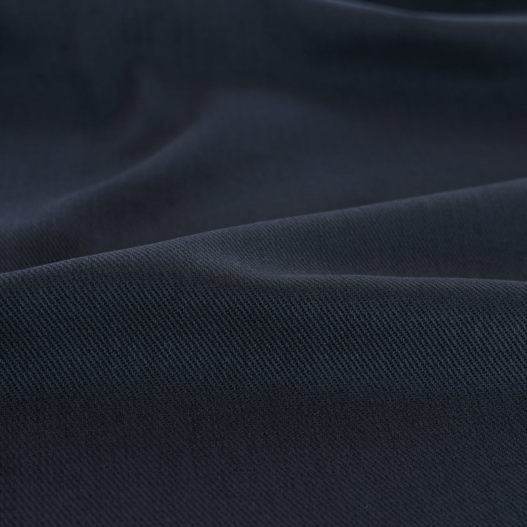 9oz Brushed Bull Denim - Midnight Navy