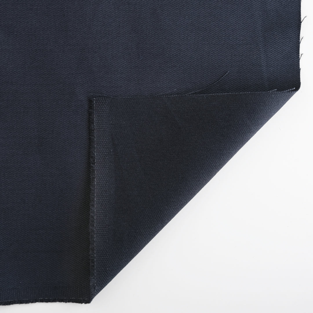 9oz Brushed Bull Denim - Midnight Navy