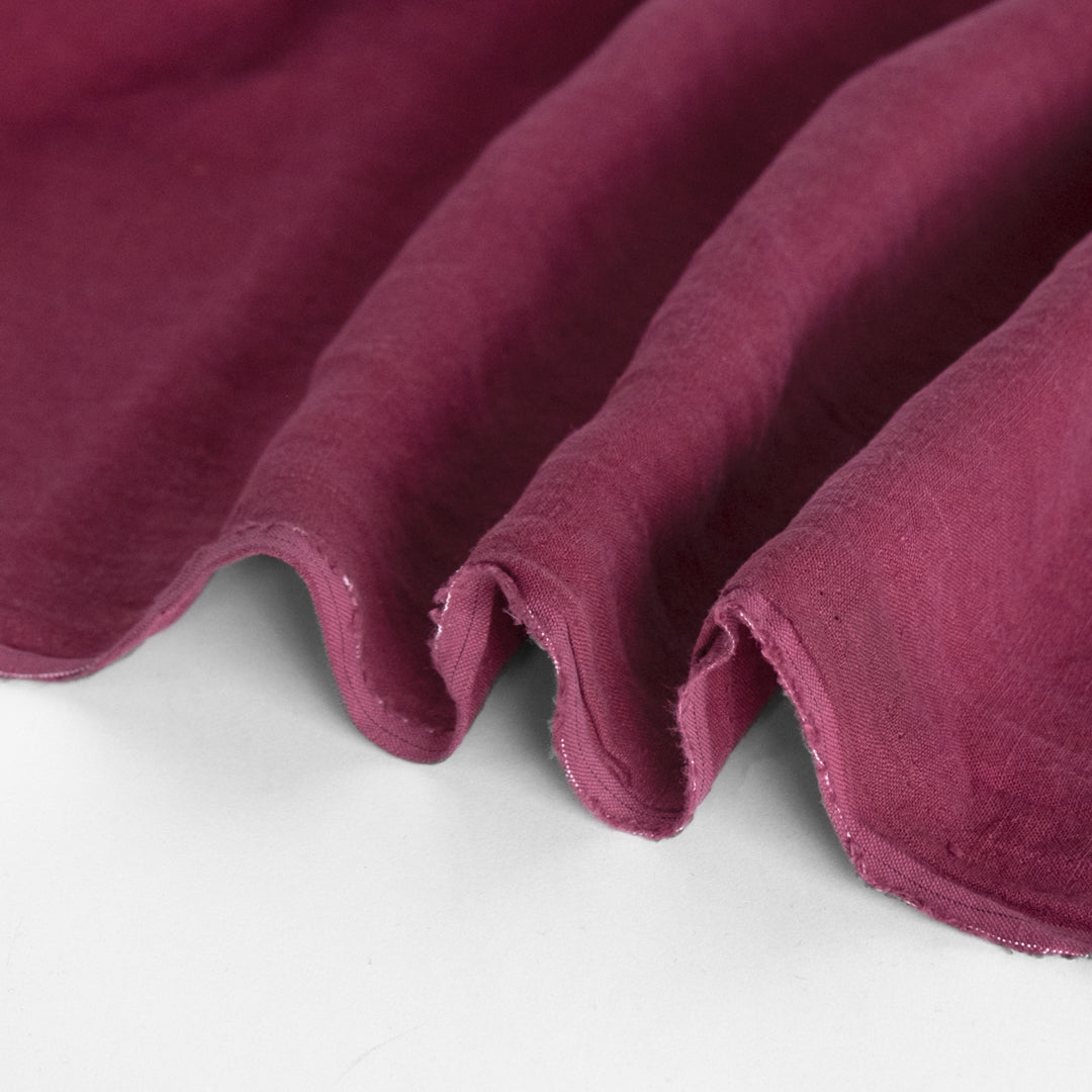 Washed Linen - Sangria | Blackbird Fabrics