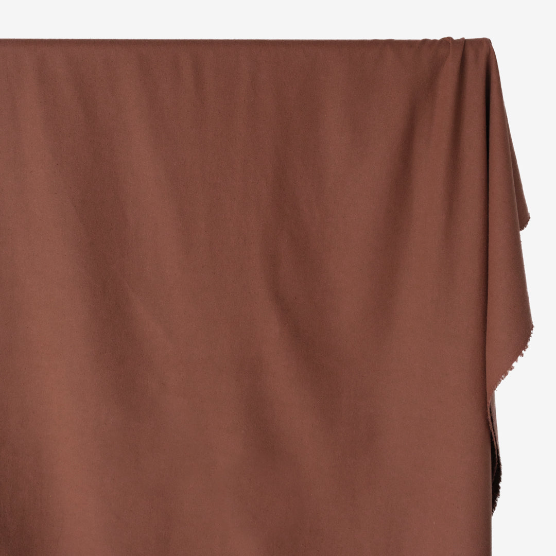 Raw Silk Noil - Baked Clay